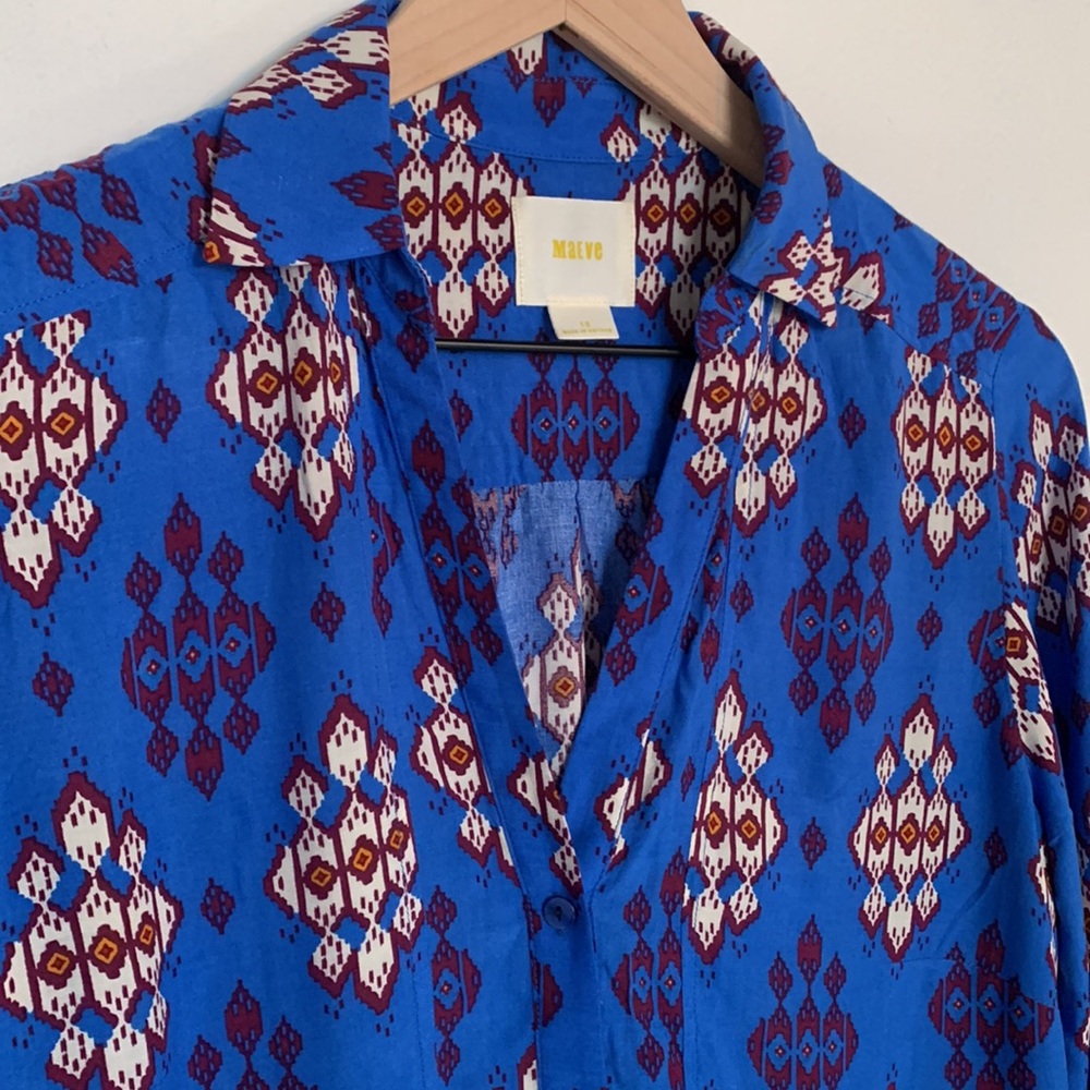 Anthropologie Maeve button down top. Size 10 medium